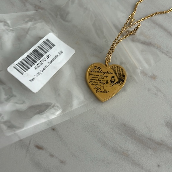 To my granddaughter necklace/bookmark/blanket bundle from grandma/grandpa - Picture 2 of 10